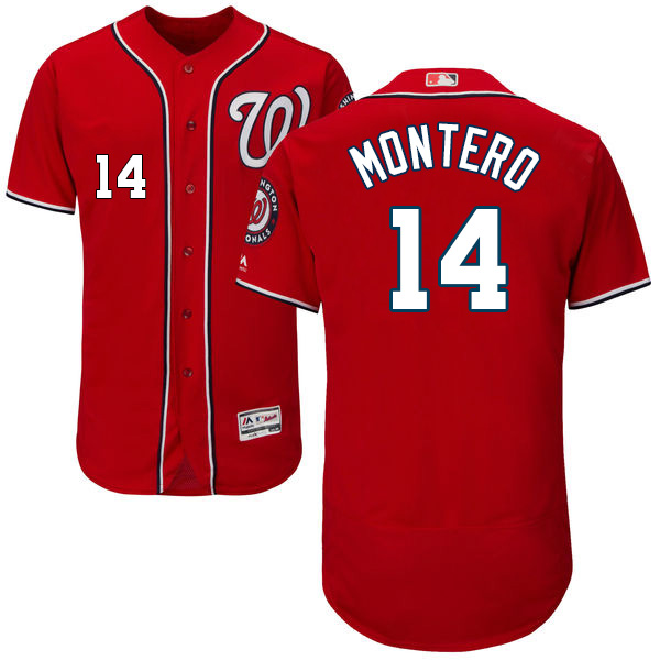 Nationals #14 Miguel Montero Red Flexbase Authentic Collection Stitched MLB Jersey
